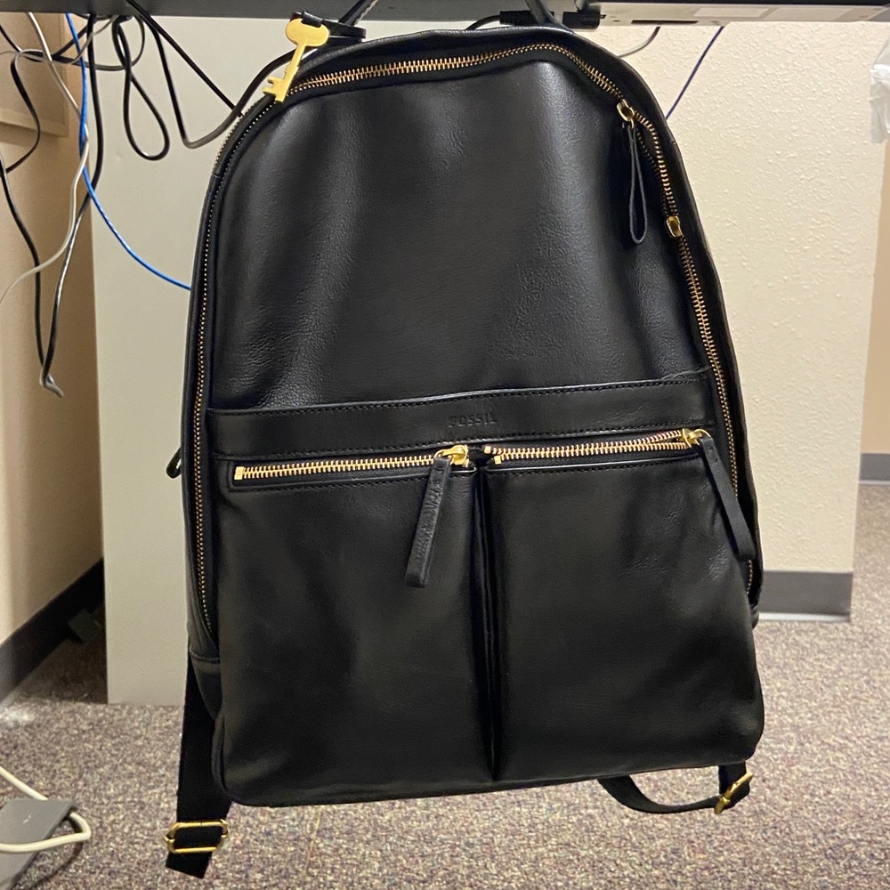 Fossil Leather Tess Backpack EUC